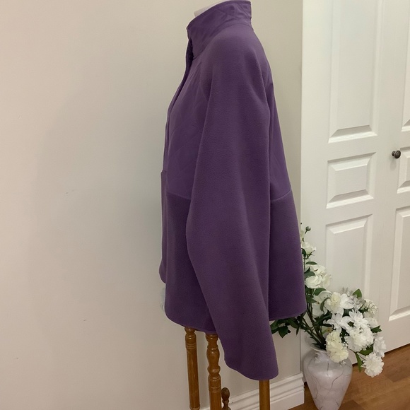GAP Purple Fleece Jacket XXL - Picture 5 of 11